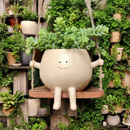 Smiley Swing Flower Pot