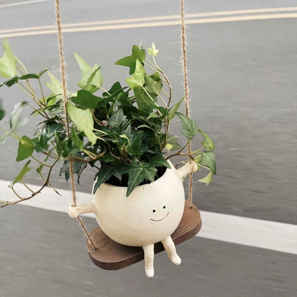 Smiley Swing Flower Pot